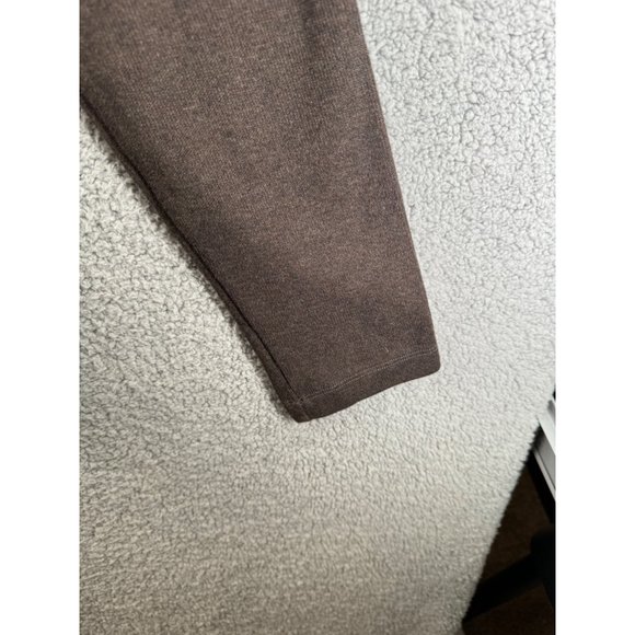Banana Republic Long Sleeve Quarter Zip Sweater Brown Size Small - Picture 4 of 8